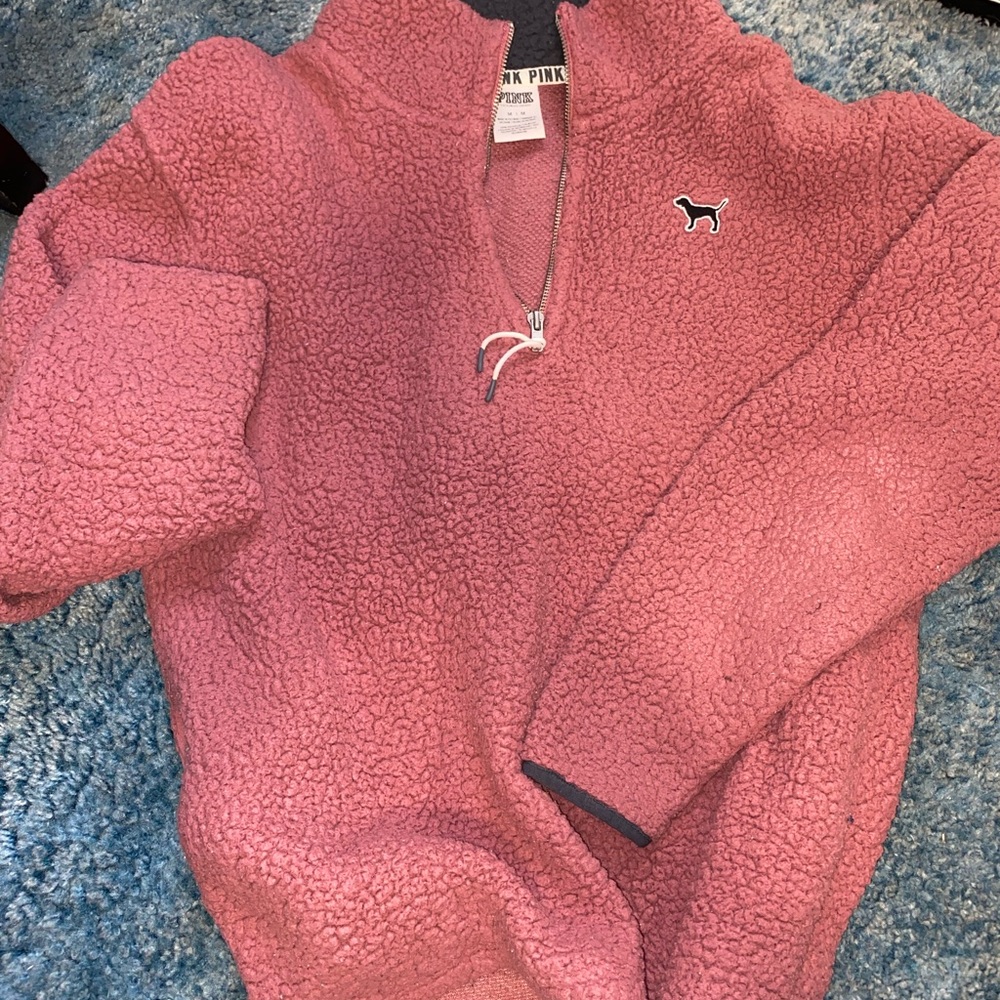 PINK Victoria's Secret Sherpa Jacket - Pink